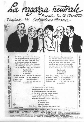 La ragazza neutrale, edizione 1937