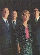 Il Quartetto Cetra: Felice Chiusano, Tata Giacobetti, Lucia Mannucci e Virgilio Savona. 