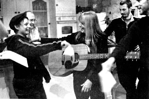 Dominique Grange (al centro).