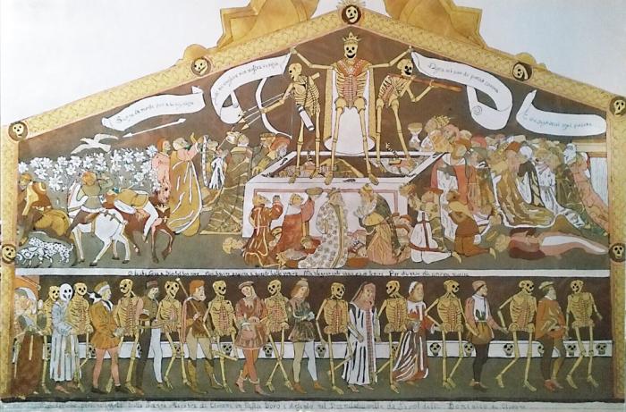 Giacomo Borlone de Buschis (1420?-1487): Trionfo della Morte, Oratorio dei Disciplini, Clusone (BG)