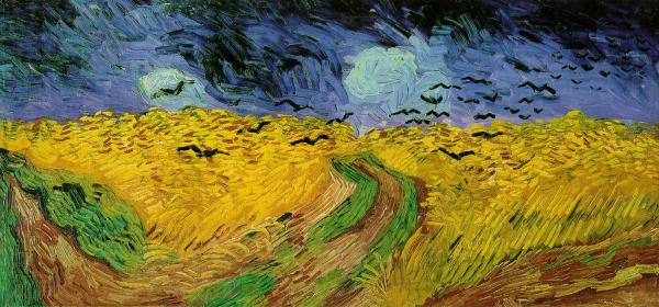 Vincent Van Gogh, “Champ de blé aux corbeaux”, 1890