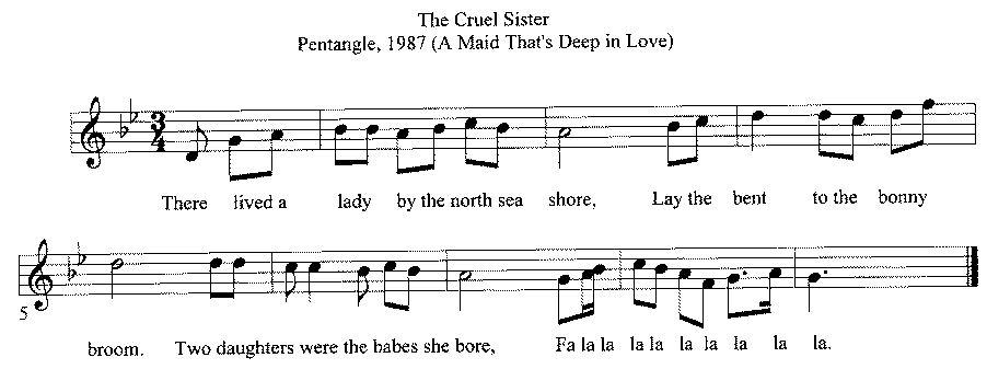 The Twa Sisters, <i>or</i> The Cruel Sister