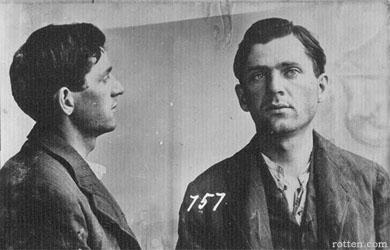 Leon Czolgosz nel braccio della morte di Auburn, prigioniero n° 757.