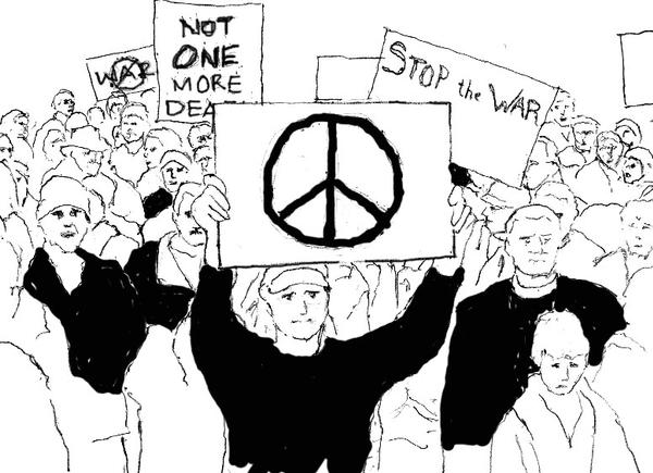 dandean protest the war