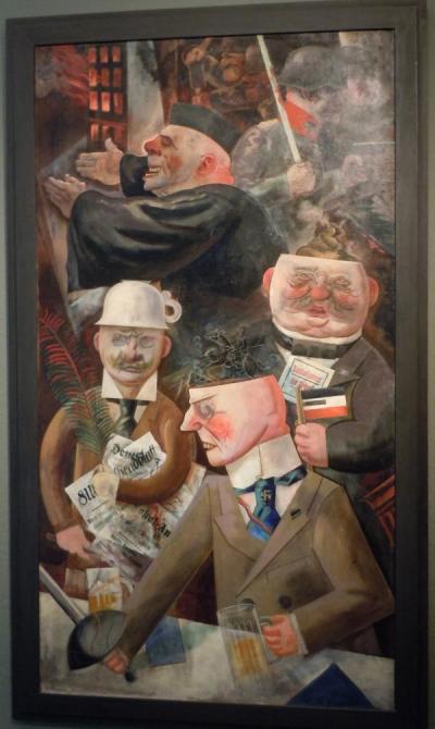 George Grosz, “I pilastri della società”, 1926