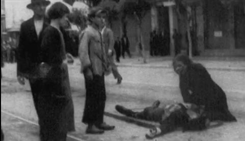 Salonicco, 1936: l'operaio ucciso e la madre.