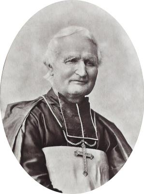 Félix Dupanloup vestito da vescovo.
