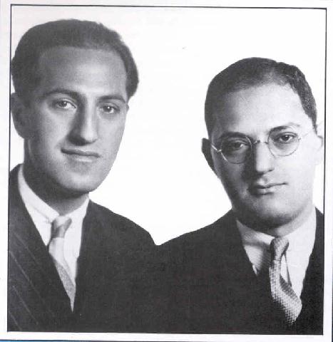 George e Ira Gershwin, 1935.