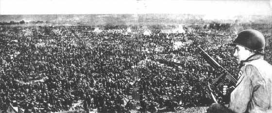 Prigionieri di guerra tedeschi sotto custodia americana