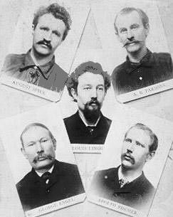 I Martiri di Chicago.