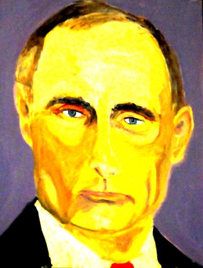 FOUTINE  d’après un portrait peint par George Bush Jr
