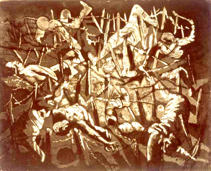 DANSE MACABRE 1917<br />
  Otto Dix – 1923