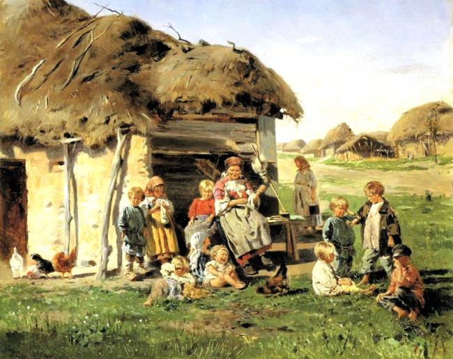ENFANCE PAYSANNE  Vladimir Makovski – 1890