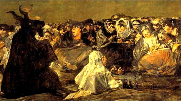L’ASSEMBLÉE DES SORCIÈRES    <br />
 Francisco Goya — circa 1820