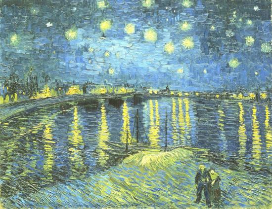 NUIT ÉTOILÉE     <br />
Vincent Van Gogh — 1888