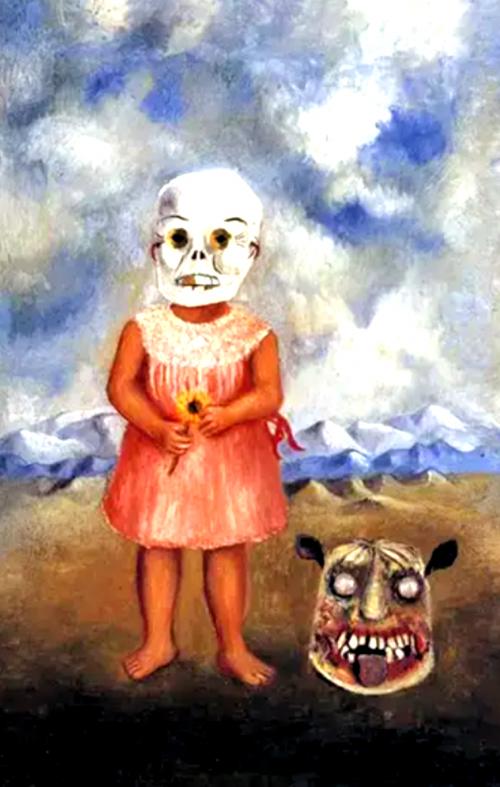 L’ENFANT ET LA MORT  <br />
Frieda Kahlo — 1938