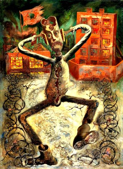 LE SOMMEIL DE LA RAISON <br />
George Grosz - 1949