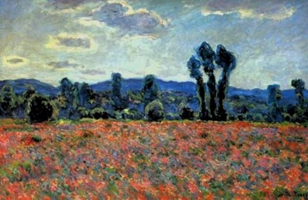 CHAMP DE COQUELICOTS  <br />
Claude Monet – 1890