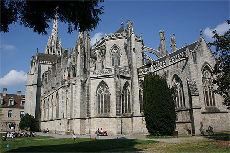 La cattedrale di S. Corentino a Quimper.