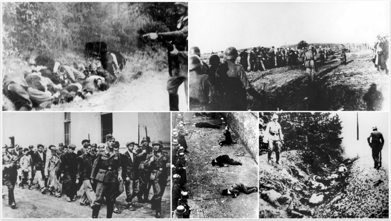Images from the Kragujevac massacre, 21. October 1941