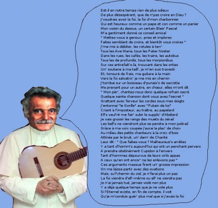 Georges Brassens: Le mécréant