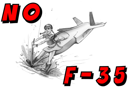 NO F35!‎