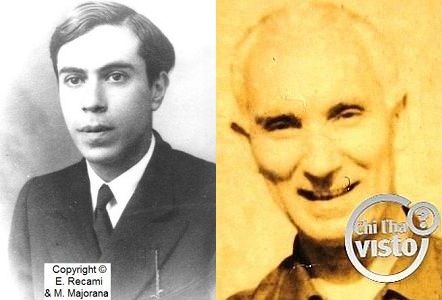 Majorana da giovane e da vecchio (Sig. Bini, in Venezuela fino al 1959)