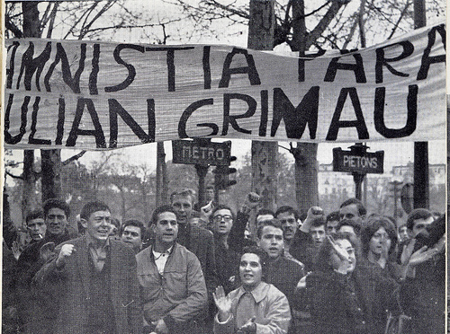 Parigi 1963. manifestazione in favore di Julián Grimau
