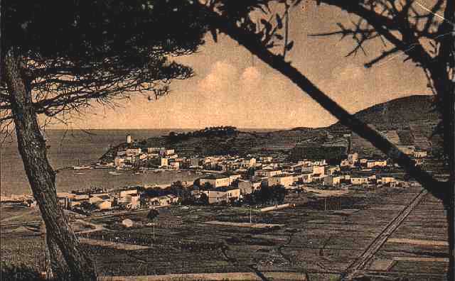 Marina di Campo, île d'Elbe, autour de 1930.