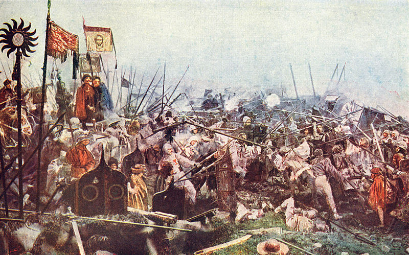 Luděk Marold (1865-1898): La battaglia di Lipany (particolare)