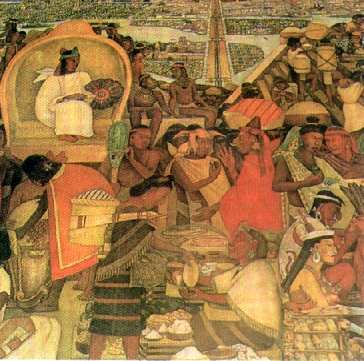 Diego de Rivera: El mercado de Tlatelolco.