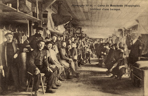 Prigionieri nel campo di Meschede.