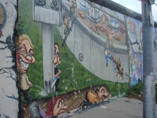 Il muro di Berlino. The Berlin Wall.