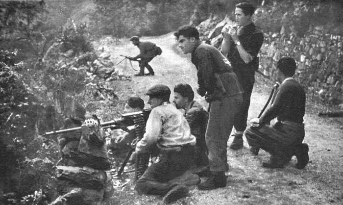 1944. Formazioni partigiane in Liguria.