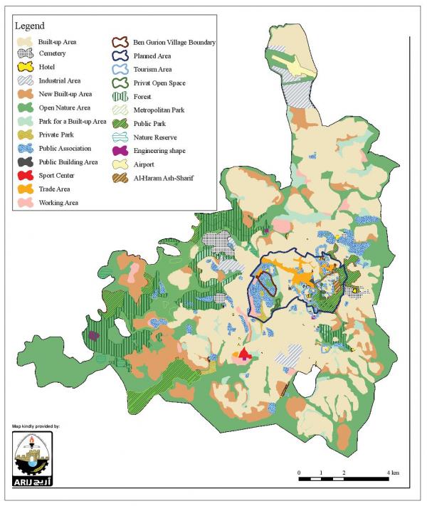  Master Plan Jerusalem 2000.