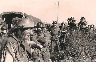 Plogoff, Bretagna, 1979: Manifestazione contro la centrale nucleare.