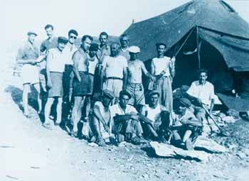 Prigionieri a Makronisso, 1950.