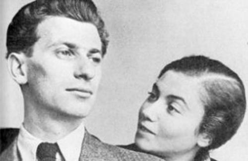 Miklós Radnóti con la moglie Fanni