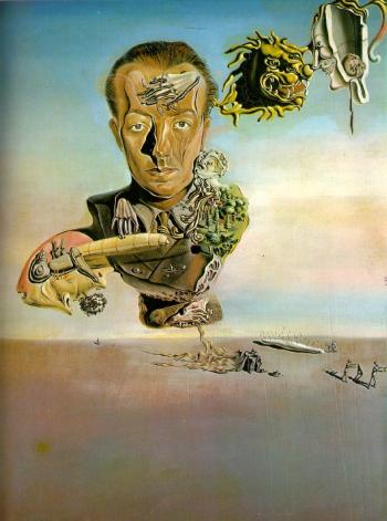 Paul Éluard ritratto ‎da Salvador Dalí.‎