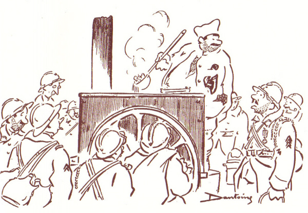 La roulante du fantassin, da un fumetto di Antoine Dodé