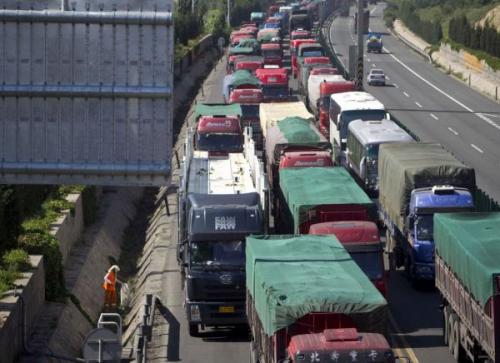 China's Epic Traffic Jam