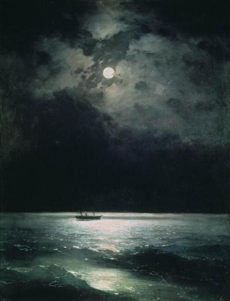  Ivan Aivazovsky 1879 – Notte sul Mar Nero / Ночь на Черном море