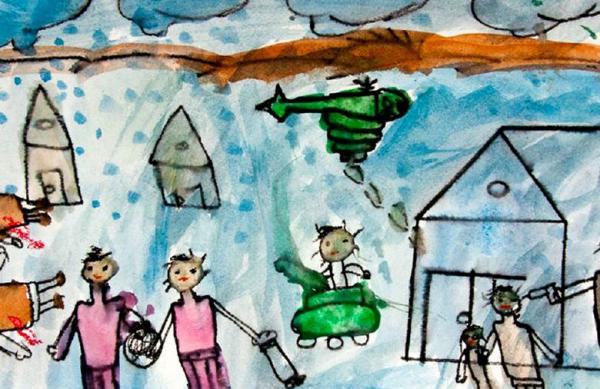  Syrian Child Refugees Art