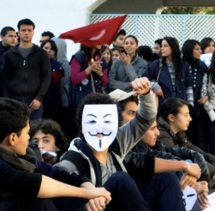 Lycée Pilote Bourguiba Tunis / LPBT supporte la révolution du Jasmin