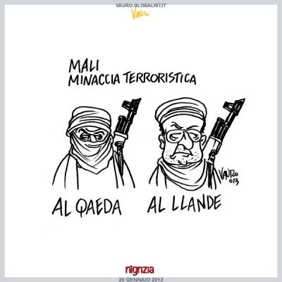 Vauro - Terrorismo in Mali