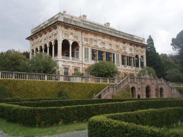 Genova. Villa Saluzzo-Bombrini, detta "Il Paradiso", residenza della famiglia De André.