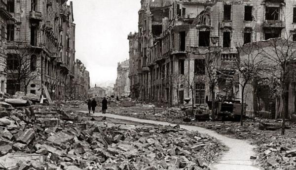 Il ghetto di Varsavia distrutto 