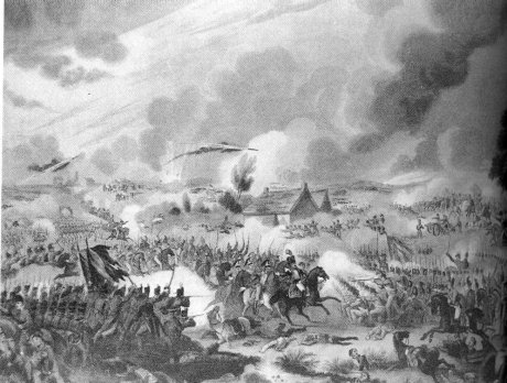 La battaglia di Waterloo, 18 giugno 1815.