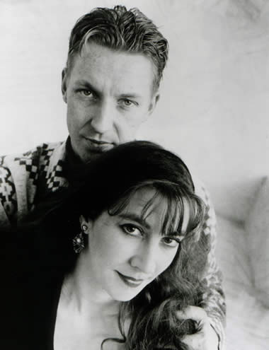 La soprano Nicola Walker Smith con il marito Geoff Smith.