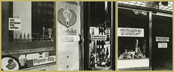 Praga 1940. Segregazione degli ebrei da ristoranti